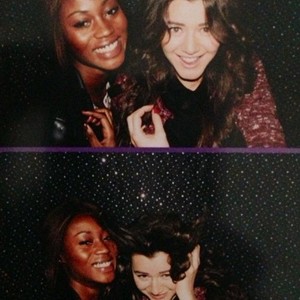 Eleanor and with a friend from the New Year's Party 2012