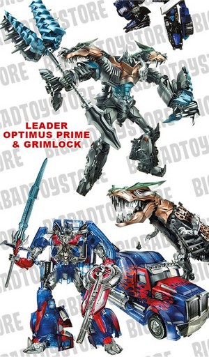  Platinum Grimlock and Optimus Prime
