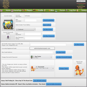  Pokemon Pets Pokemon Online MMORPG Game Free To Play Browser Based Gameplay Screenshot