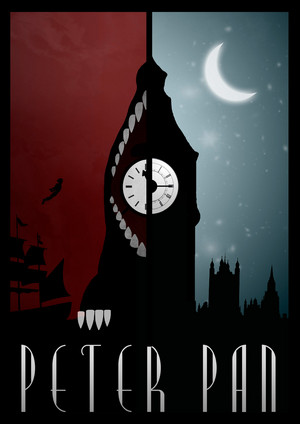  Retro Poster - Peter Pan