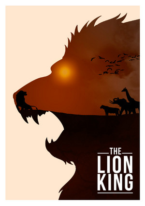  Retro Poster - The Lion King