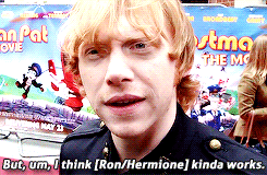  Rupert Grint About Ромиона (Рон и Гермиона)