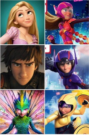  Similarities Between Disney and Non Disney Characters