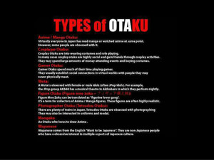  Types of otaku
