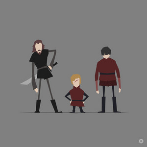  Tyrion Lannister, Bronn and Podrick Payne