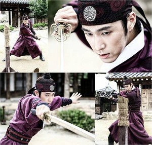 Yunho in BTS cuts for 'The Night Watchman'