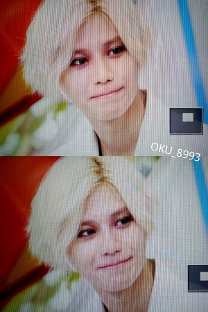  140821 Cute White Hair Taemin