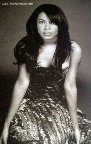  Aaliyah photographed sa pamamagitan ng Jonathan Mannion *RARE*
