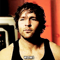 Ambrose’s first reaction to being signed with WWE