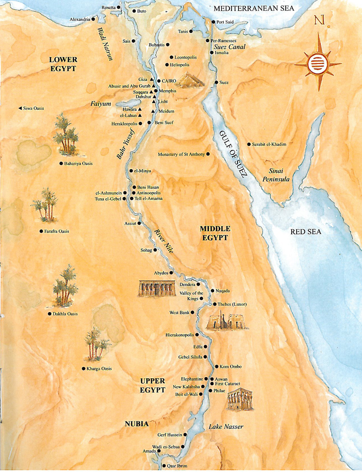 Ancient Egyptian Map - Ancient Egypt foto (37472431) - fanpop