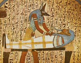  Anubis Attending to the Pharaoh