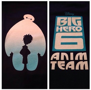  Big Hero 6 animazione crew camicia