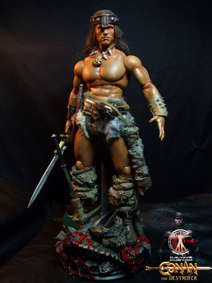 Calvin's Custom One Sixth scale Arnold Schwarzenegger Conan the Destroyer figure