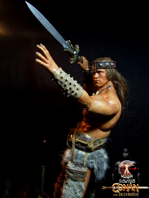  Calvin's Custom One Sixth scale Arnold Schwarzenegger Conan the Destroyer figure