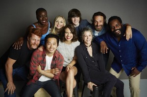  Chandler and the cast of TWD at Comic Con 2014