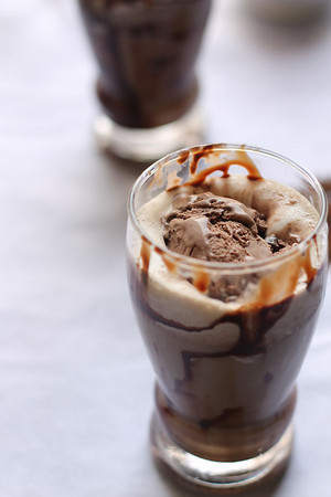  チョコレート Milkshake With Ice Cream