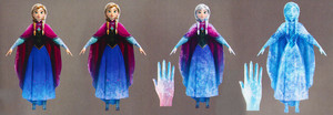 Concept art of Elsa’s powers in the last act of Frozen