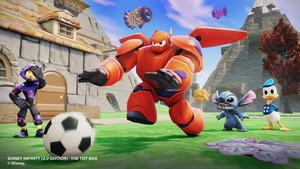  迪士尼 Infinity 2.0 Toybox Screenshots featuring Hiro and Baymax