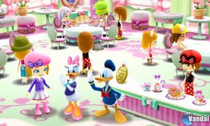  Donald and madeliefje, daisy at The Cafe