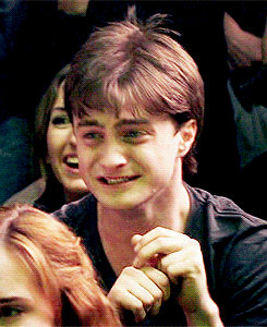 Emma Watson and Daniel Radcliffe on the last 日 of Harry Potter