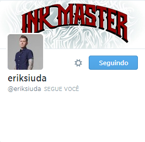 Erik Siuda from Ink Master Follows Me on Twitter!!!