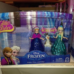  Frozen - Uma Aventura Congelante Glitter Glider Anna Elsa and Olaf