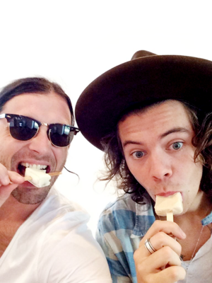  Harry and a friend x