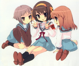  Haruhi, Yuki and Mikuru