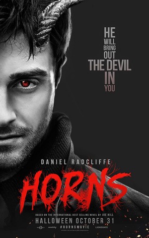  Horns Film official uk Poster (Fb.com/DanielJacobRadcliffeFanClub)