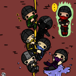  Its the mk ninjas