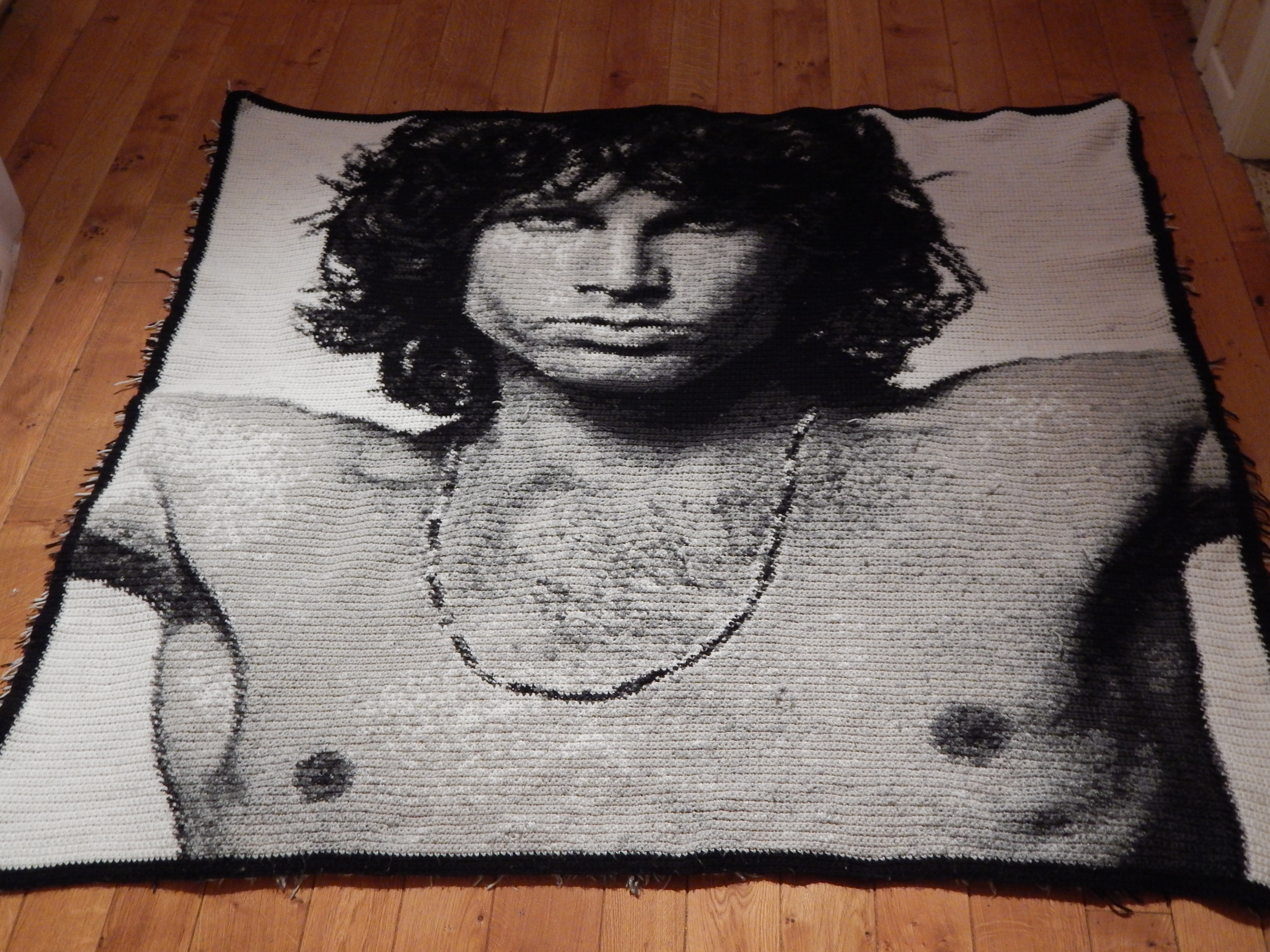 JIM crochet handmade big blanket