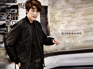  Kim Woo Bin GIORDANO Fall 2014 Ad Campaign