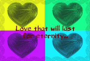  愛 that will last for eternity.