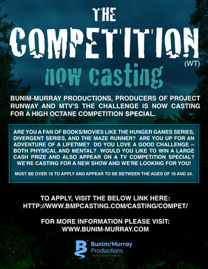  NOW CASTING MTV's The Competition (wt)