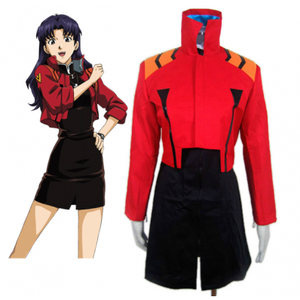  Neon Genesis Evangelion Katsuragi Misato Uniform Cosplay Costume