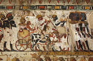 Nubians Bringing Gold to The Pharaoh