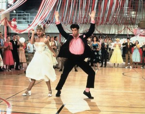 Olivia and John In Grease 