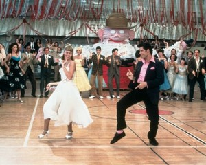  Olivia and John in Grease