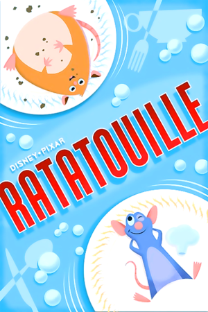  ratatouille posters inspired oleh 1920’s French style illustrations
