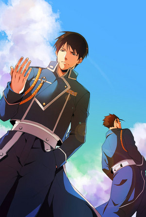 Roy Mustang and Maes Hughes