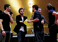  Sebastian and অতিপ্রাকৃতিক Cast - NashCon 2012