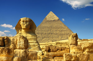  Sphinx and Pyramid