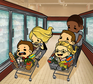  Team Arrow goes grocery shopping!