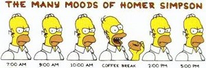  The Many Moods of Homer Simpson