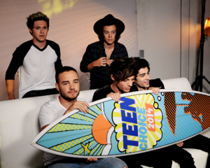  The boys excepting their award at the Teen Choice Awards 2014 !