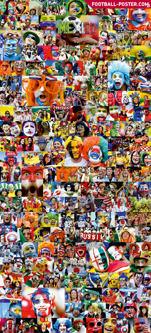 WORLD CUP FANS poster