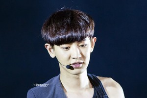  140614 Chanyeol at The Lost Planet in Wuhan (China) konsert