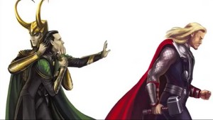               Thor and Loki