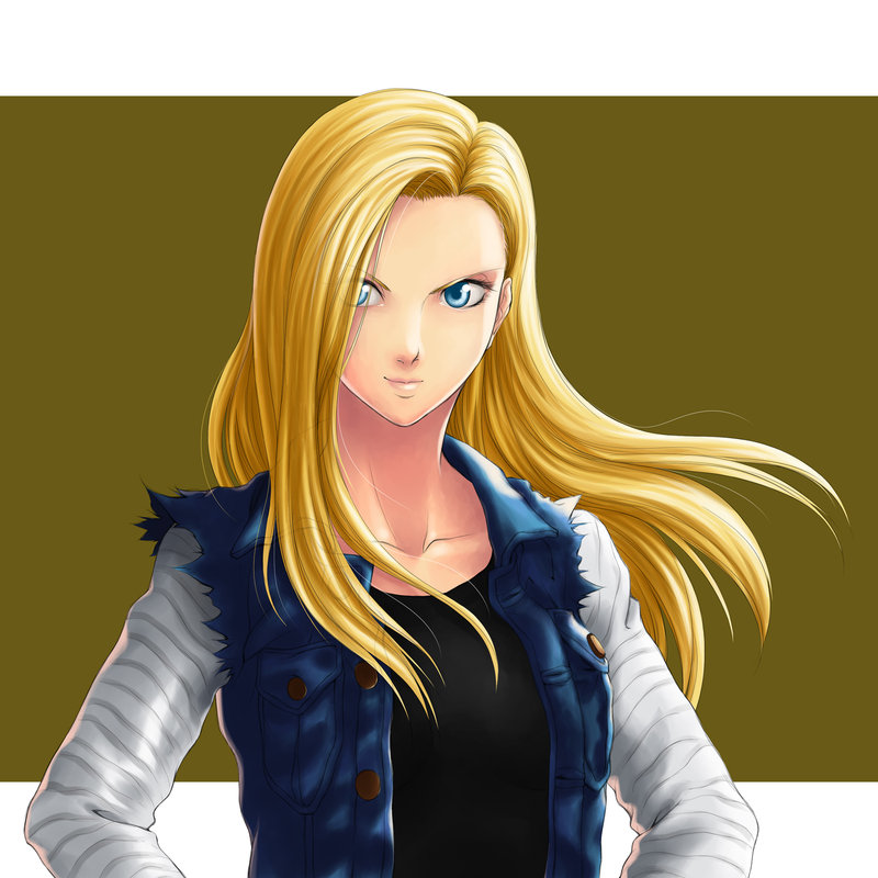 Android 18 With Long Hair - Dragon Ball Females Fan Art (37550380) - Fanpop