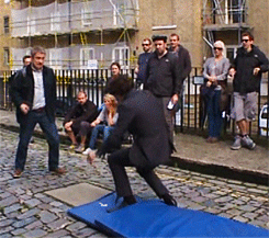  Martin & Benedict Filming Sherlock